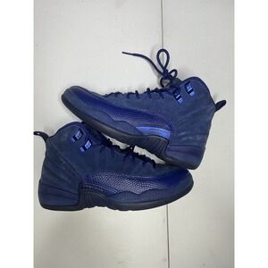 Nike Air Jordan 12 Retro BG Deep Royal Blue Suede 153265-400 Youth Size 4.5Y